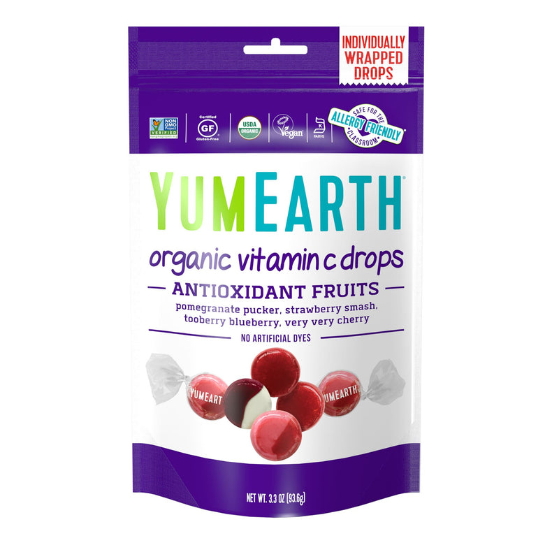 Yum Earth - Organic Vitamin Fruit Drops (94g)